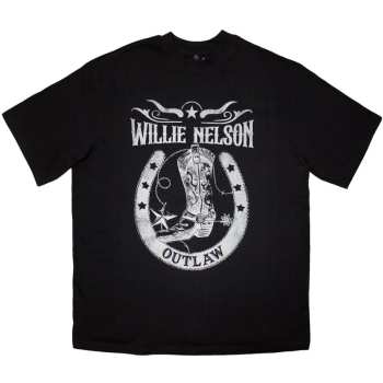 Merch Willie Nelson: Oversized Maglietta Outlaw