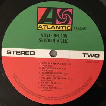 2LP Willie Nelson: Shotgun Willie