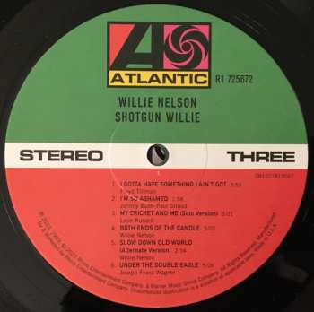 2LP Willie Nelson: Shotgun Willie