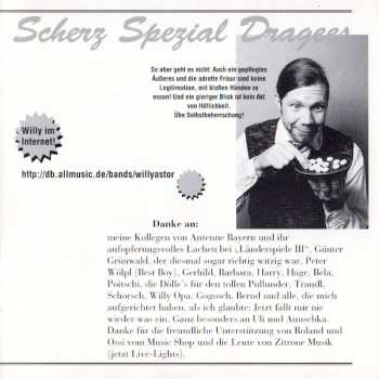 CD Willy Astor: Scherz Spezial Dragees
