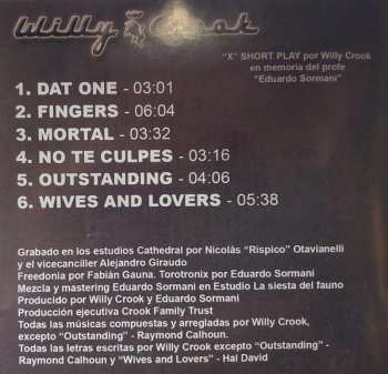 CD Willy Crook: X