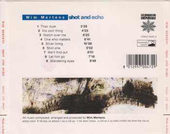 CD Wim Mertens: Shot And Echo
