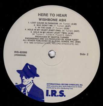 LP Wishbone Ash: Here To Hear