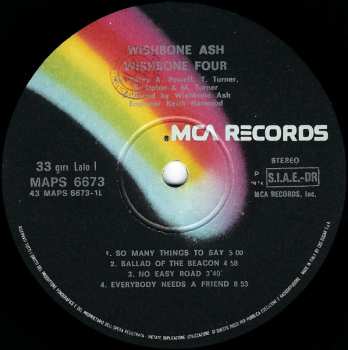 LP Wishbone Ash: Wishbone Four