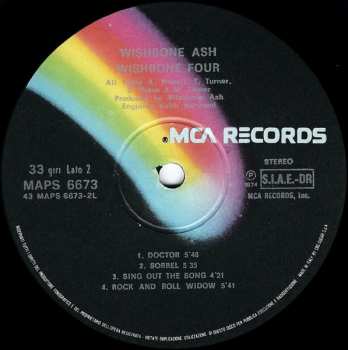 LP Wishbone Ash: Wishbone Four