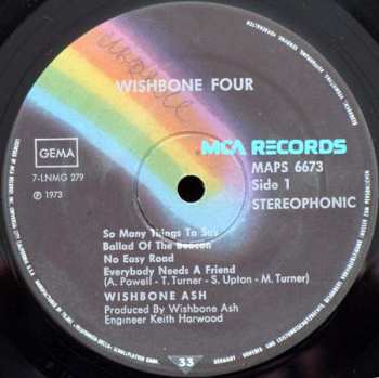LP Wishbone Ash: Wishbone Four