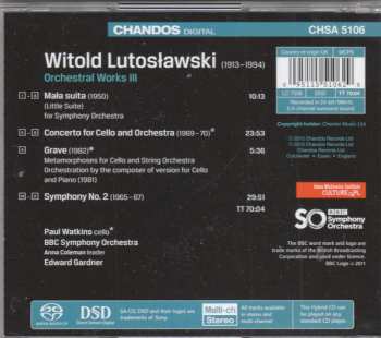 SACD BBC Symphony Orchestra: Orchestral Works III (Symphony No. 2, Grave, Cello Concerto, Mala Suita)