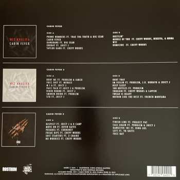 3LP/Set di cofanetti Wiz Khalifa: Cabin Fever Trilogy CLR