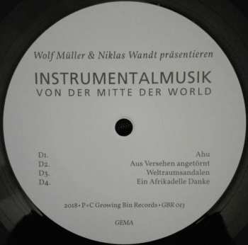 2LP Niklas Wandt: Instrumentalmusik Von Der Mitte Der World