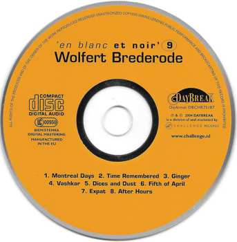 CD Wolfert Brederode: Wolfert Brederode. 'En Blanc Et Noir'