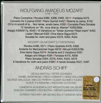21CD/Set di cofanetti Wolfgang Amadeus Mozart: András Schiff Plays Wolfgang Amadeus Mozart