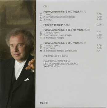 21CD/Set di cofanetti Wolfgang Amadeus Mozart: András Schiff Plays Wolfgang Amadeus Mozart