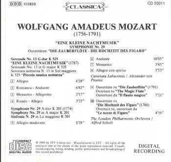 CD Wolfgang Amadeus Mozart: Eine Kleine Nachmusik / Symphonie Nr. 29