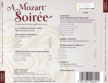 CD Wolfgang Amadeus Mozart: A Mozart Soirée - Divertimenti, Arias And Nocturnes