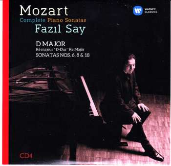 6CD/Set di cofanetti Wolfgang Amadeus Mozart: Complete Piano Sonatas