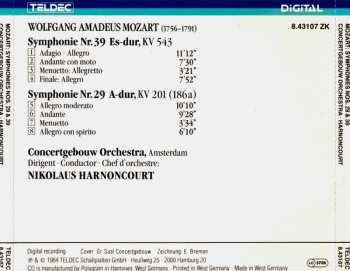 CD Wolfgang Amadeus Mozart: Symphonies Nr. 39 & 29