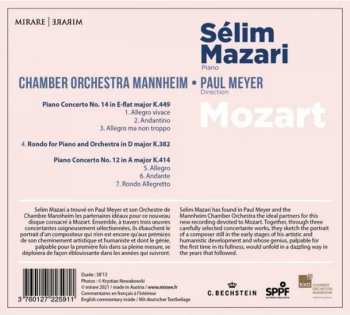 CD Wolfgang Amadeus Mozart: Concertos Pour Piano N°12 K.414, N°14 K.449 - Rondo Pour Piano Et Orchestre K. 382