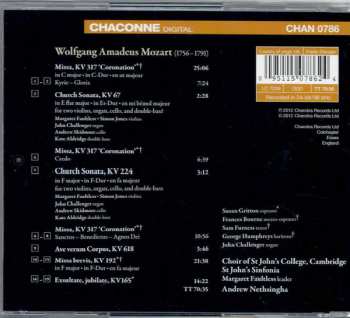 CD Wolfgang Amadeus Mozart: Coronation Mass · Ave Verum Corpus · Exsultate, Jubilate