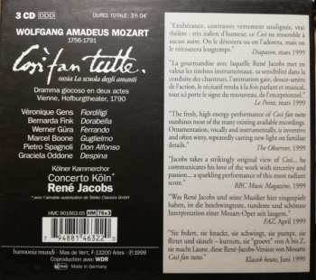 3CD/Set di cofanetti Wolfgang Amadeus Mozart: Così Fan Tutte