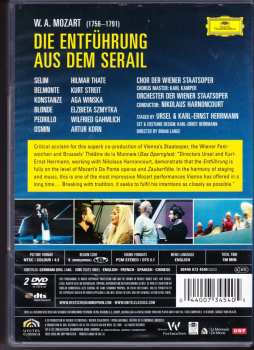 2DVD Wolfgang Amadeus Mozart: Die Entführung Aus Dem Serail