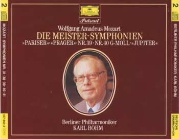 2CD Wolfgang Amadeus Mozart: Die Meister-Symphonien Nr. 31, 38, 39, 40, 41