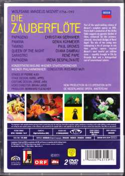 2DVD Wolfgang Amadeus Mozart: Die Zauberflöte
