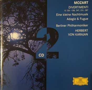 2CD Berliner Philharmoniker: Divertimenti / Eine Kleine Nachtmusik / Adagio & Fugue