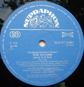 4LP/Set di cofanetti Wolfgang Amadeus Mozart: Don Giovanni, Opera In 2 Acts