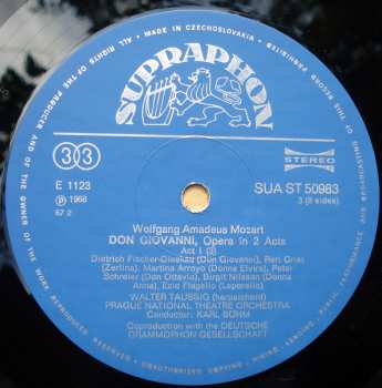 4LP/Set di cofanetti Wolfgang Amadeus Mozart: Don Giovanni, Opera In 2 Acts