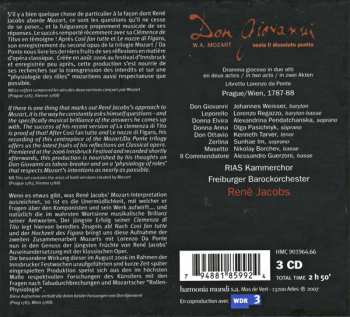 3CD/Set di cofanetti Wolfgang Amadeus Mozart: Don Giovanni