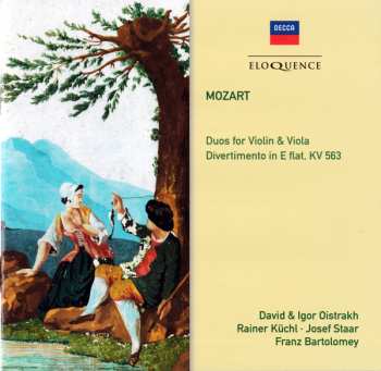 CD Wolfgang Amadeus Mozart: Duos For Violin & Viola • Divertimento In E Flat, KV 563