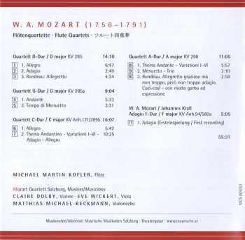 CD Wolfgang Amadeus Mozart: Flötenquartette