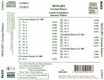 CD Wolfgang Amadeus Mozart: German Dances