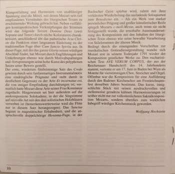 CD Wolfgang Amadeus Mozart: Grosse Messe C-Moll KV 427 (Exsultate, Jubilate KV 165 - Ave Verum Corpus KV 618)