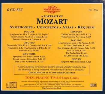 6CD/Set di cofanetti Wolfgang Amadeus Mozart: A Portrait Of Mozart  Symphonies • Concertos • Arias • Requiem