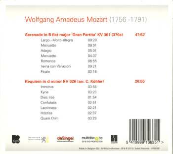 CD Wolfgang Amadeus Mozart: Gran Partita, Requiem In D Minor