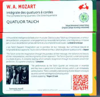 7CD Wolfgang Amadeus Mozart: Intégrale Des Quatuors à Cordes (The Complete String Quartet) DLX | LTD