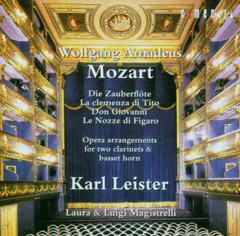 CD Wolfgang Amadeus Mozart: Opera Arrangements For Two Clarinets & Basset Horn