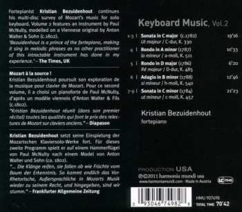 CD Wolfgang Amadeus Mozart: Keyboard Music Vol.2 DIGI