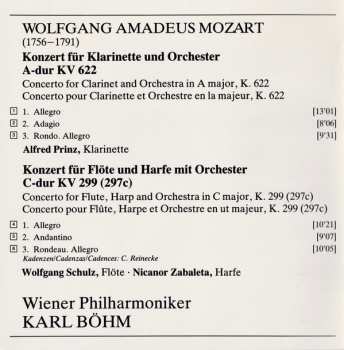 CD Wolfgang Amadeus Mozart: Klarinettenkonzert (Clarinet Concerto) - Konzert Für Flöte & Harfe (Concerto for Flute & Harp)