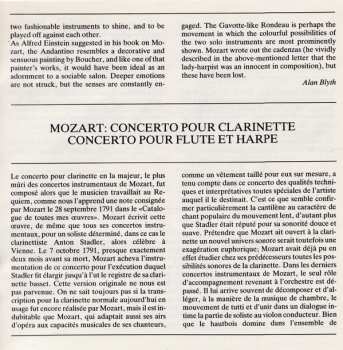 CD Wolfgang Amadeus Mozart: Klarinettenkonzert (Clarinet Concerto) - Konzert Für Flöte & Harfe (Concerto for Flute & Harp)