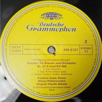 2LP Wolfgang Amadeus Mozart: Piano Concertos Nr. 20 & 21 LTD | NUM