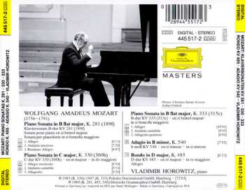 CD Wolfgang Amadeus Mozart: Piano Sonatas K. 281 • K. 330 • K. 333 | Klaviersonaten • Sonatas Pour Piano | Rondo K. 485 • Adagio K. 540 