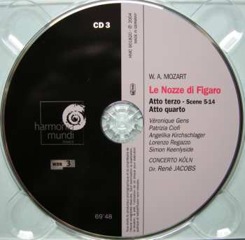 3CD/Set di cofanetti Wolfgang Amadeus Mozart: Le Nozze Di Figaro