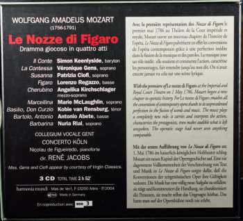 3CD/Set di cofanetti Wolfgang Amadeus Mozart: Le Nozze Di Figaro