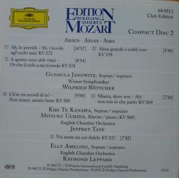 2CD/Set di cofanetti Wolfgang Amadeus Mozart: Lieder - Kanons - Arien - Songs - Canons - Arias - Chants - Canons- Airs