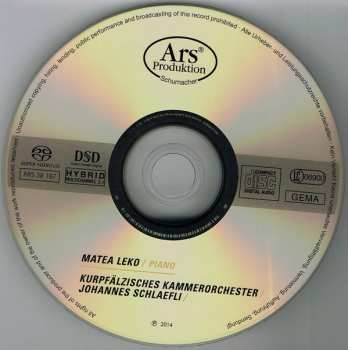 SACD Wolfgang Amadeus Mozart: Matea Leko Piano 