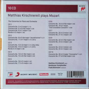 10CD/Set di cofanetti Wolfgang Amadeus Mozart: Matthias Kirschnereit Plays Mozart