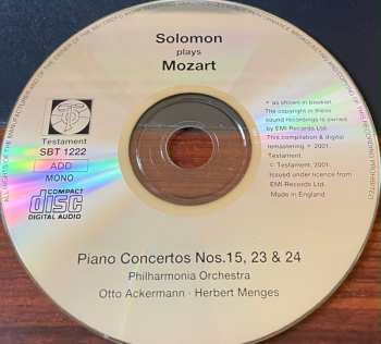 CD Wolfgang Amadeus Mozart: Piano Concertos 15, 23 & 24