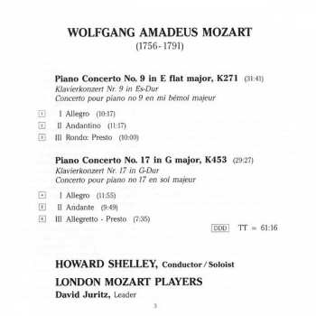 CD Wolfgang Amadeus Mozart: Piano Concertos No.9 K271 / No.17 K453